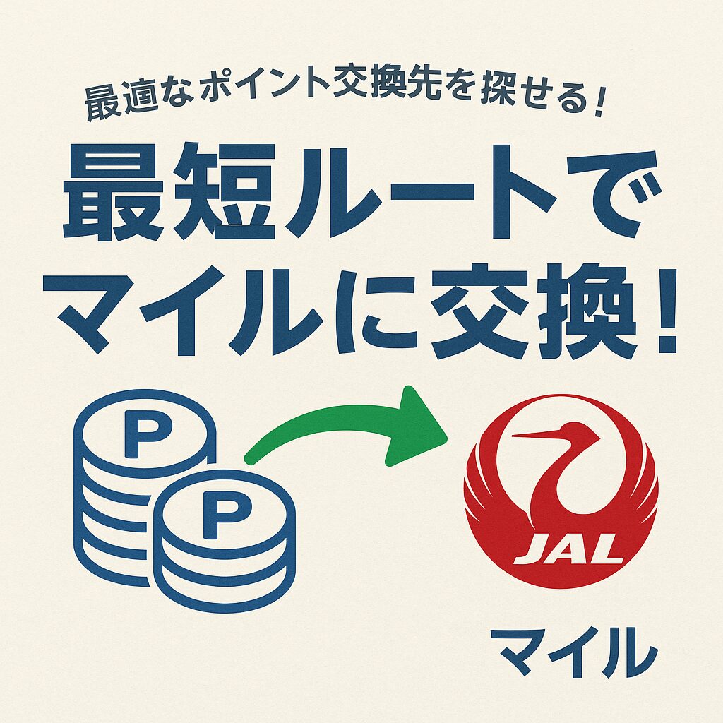 最短ルートでマイルに!