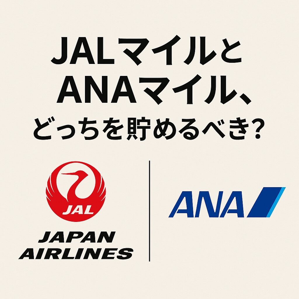 JALとANAマイル、どっちを選ぶべき？初心者でも失敗しない選び方