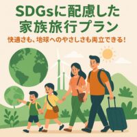 SDGsに配慮した家族旅行｜快適で地球にやさしい新しい旅の形