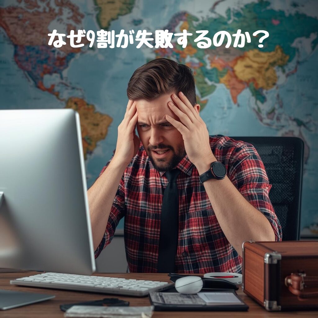 No.21：旅行好きがネットビジネスを始めると、なぜ9割が失敗するのか？