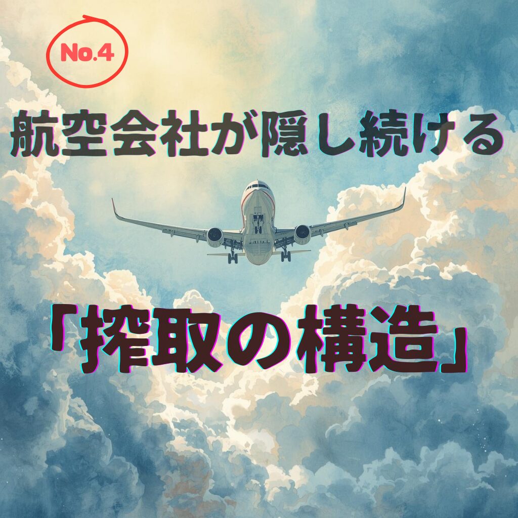 No.4：なぜあなたのマイルは貯まらないのか？航空会社が隠し続ける「搾取の構造」