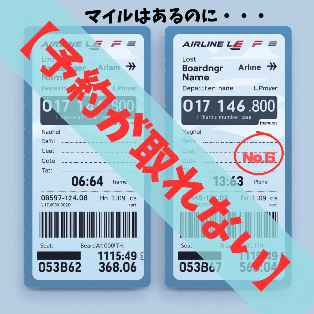 No.6：「マイルはあるのに予約が取れない」という地獄から抜け出す、たった一つの方法