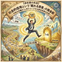 【会社員の兵法】社会的信用という「眠れる資産」の換金術 ── 15年の労働を1ヶ月でワープする資本効率の正体