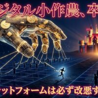【暴露】デジタル小作農への招待状：なぜプラットフォームは必ず「改悪」という罠を仕掛けるのか？