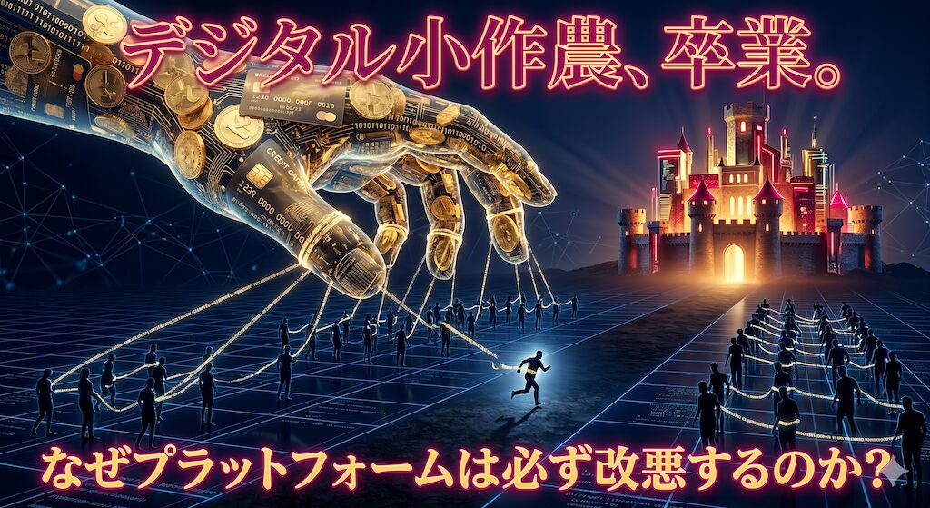 【暴露】デジタル小作農への招待状：なぜプラットフォームは必ず「改悪」という罠を仕掛けるのか？