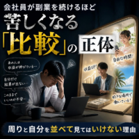 会社員が副業を続けるほど苦しくなる「比較」の正体。周りと自分を並べて見てはいけない理由